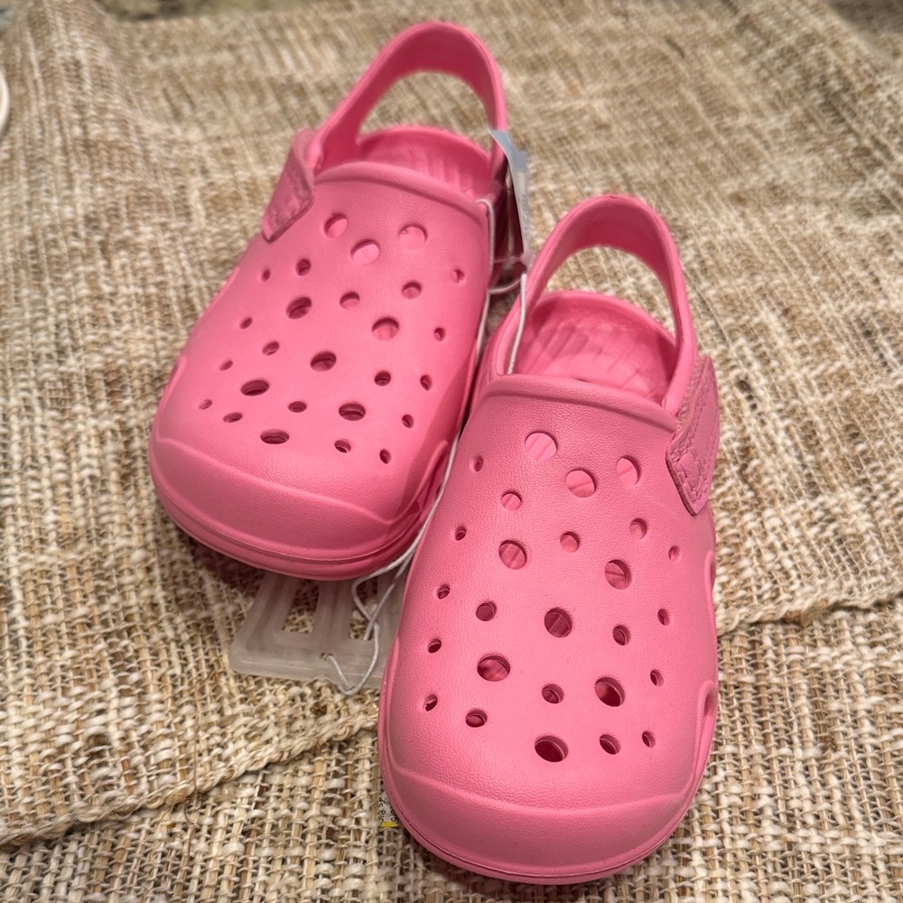 Cat & Jack Kids Pink Slip-On Clogs - Lightweight Comfort